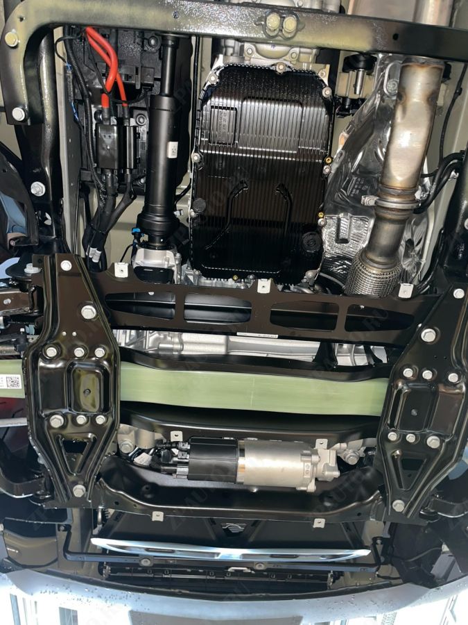 Защита картера и КПП для Mercedes-Benz Sprinter  2018 -, V-2,1D AТ, FWD, Sheriff, алюминий 4 мм, арт. 13.4468