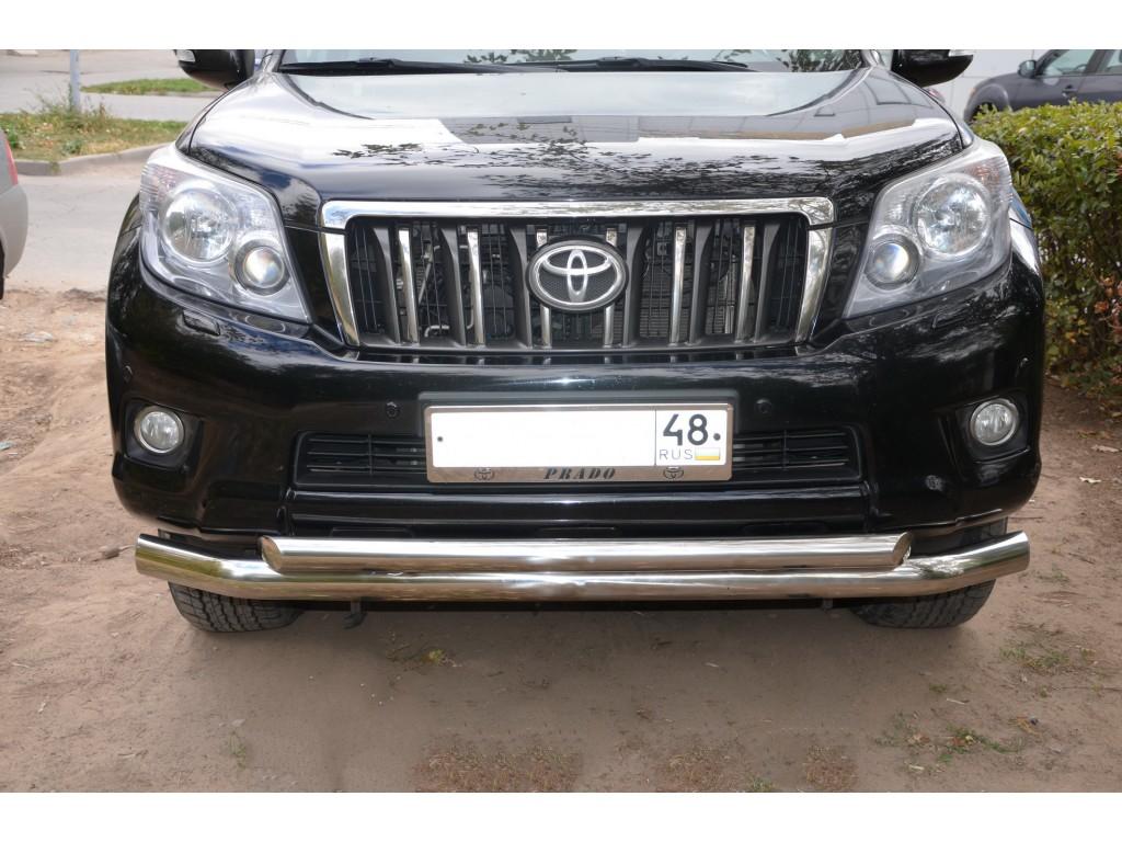 Защита переднего бампера двойная  для автомобиля TOYOTA Land Cruiser Prado 150    2010, Россия TLCP150.10.03