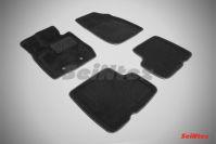 Ковры салонные 3D черные для Renault Duster 2011-2015, Seintex 83737