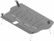 Ковер багажный модельный высокий борт для FAW Oley 2014-, Элерон 73905