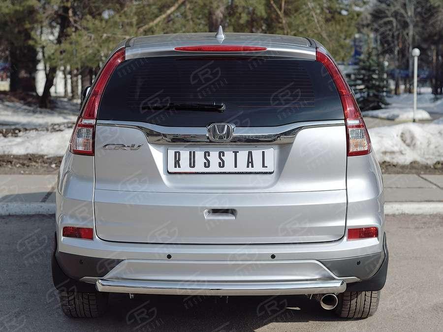 Защита заднего бампера d57 Honda CR-V 2015 2.0, Slitkoff HCRZ-002226
