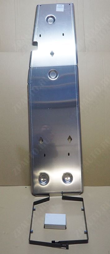 04.39ABC ЗАЩИТА ТОПЛИВНОГО БАКА CADILLAC ESCALADE V-6.2 (2020-)/CHEVROLET TAHOE V-5,3 (2020-)  (АЛЮМИНИЙ 4 ММ)