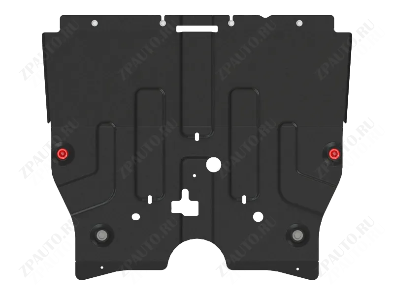 Защита картера и КПП для NISSAN Qashqai  2021 -, V-1,3T AT FWD, Sheriff, сталь 2,0 мм, арт. 15.5073