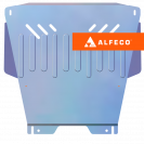 Защита  картера и КПП Toyota Raum (Z20) 2003-2011 V-1,5 2WD , ALFeco, алюминий 4мм, арт. ALF2487al