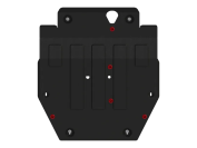 Защита картера и КПП для MITSUBISHI Delica D5 2007 - 2019, V-2,3D AT 4wd, Sheriff, сталь 2,5 мм, арт. 14.5261