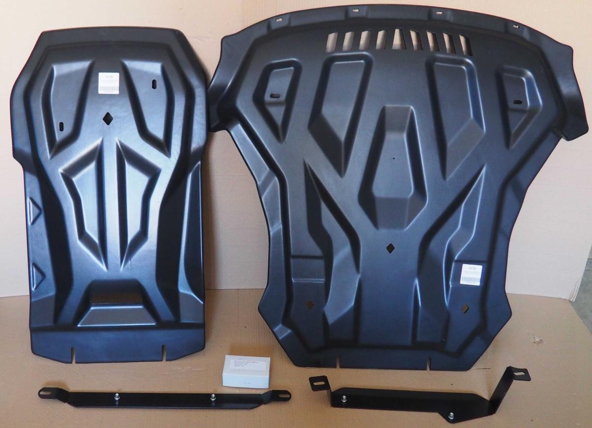 34.10K ЗАЩИТА КАРТЕРА ДВИГАТЕЛЯ И КПП BMW X5M F85 (2014-)/X6M F86 (2014-) , ИЗ 2-Х ЧАСТЕЙ(КОМПОЗИТ 8 ММ)