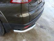 Защита задняя (уголки) 76,1 мм для автомобиля Mitsubishi Pajero Sport 2013-2015, TCC Тюнинг MITPASPOR14-10