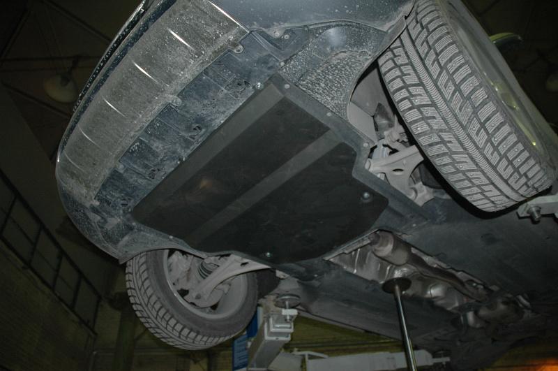 Защита картера и КПП для AUDI Q 3  2011 -, V-1,4. 2,0 АТ АТ, Sheriff, сталь 2,0 мм, арт. 02.2331