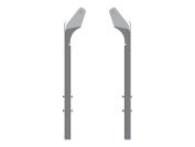 Защита задних рычагов для POLARIS RZR XP Turbo 2016-18, алюминий 4 мм, STORM, арт. 3122