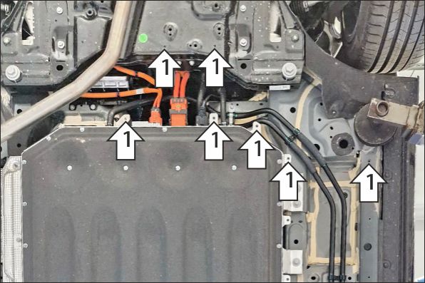 Защита алюминиевая Мотодор (Силовые провода), 4 мм,  Li L6  2024- арт. 349902