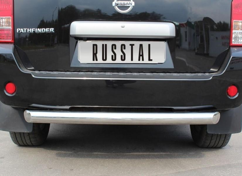 Защита заднего бампера d76 для Nissan Pathfinder 2010, Slitkoff NNZ-000354