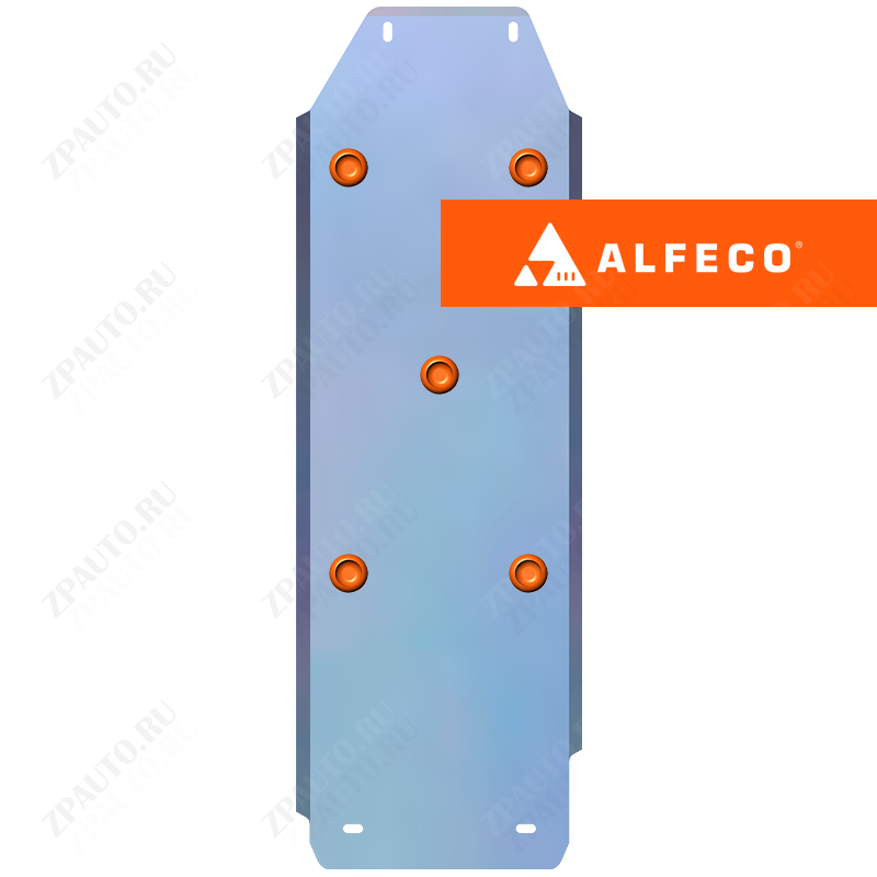 Защита  топливного бака Mitsubishi L200 2006-2015 V-all , ALFeco, алюминий 4мм, арт. ALF1422al