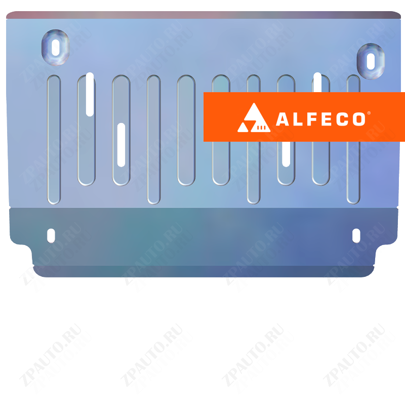 Защита  радиатора Mitsubishi Pajero Sport I 1998-2008 V-3,0; 2,5TD , ALFeco, алюминий 4мм, арт. ALF14361al