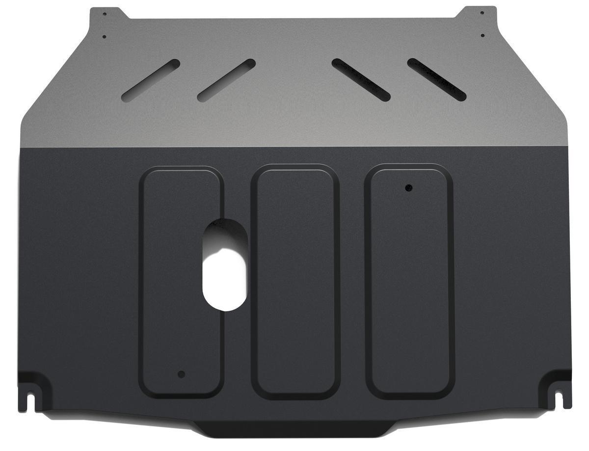 Защита картера и КПП АвтоБроня для Opel Mokka (V - 1.8) 2012-2016, штампованная, сталь 1.5 мм, с крепежом, 111.01025.1