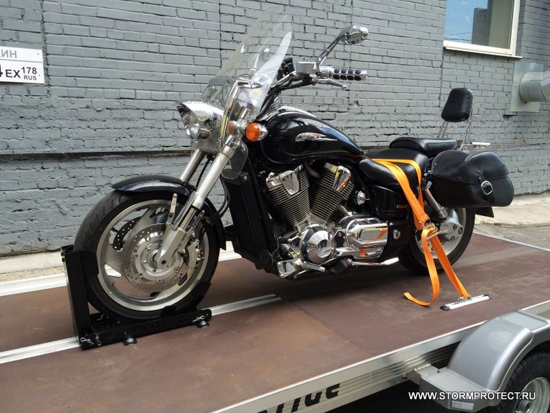 Крепление для перевозки мотоцикла в прицепе, сталь 5 мм, STORM, арт. MP 0186