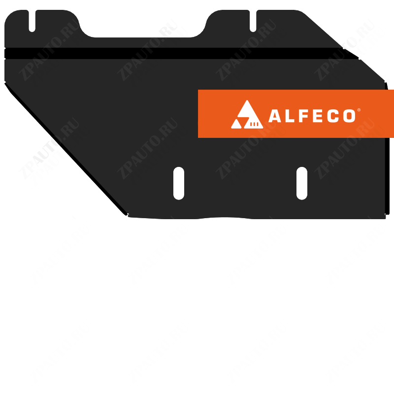 Защита  РК Toyota Land Cruiser 300 2021-2022 V-all  , ALFeco, сталь 2мм, арт. ALF24135st