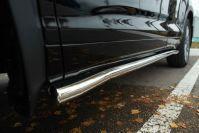 Пороги труба d57 вариант 3 для Toyota Highlander 2013-2016, Slitkoff THRT-001922