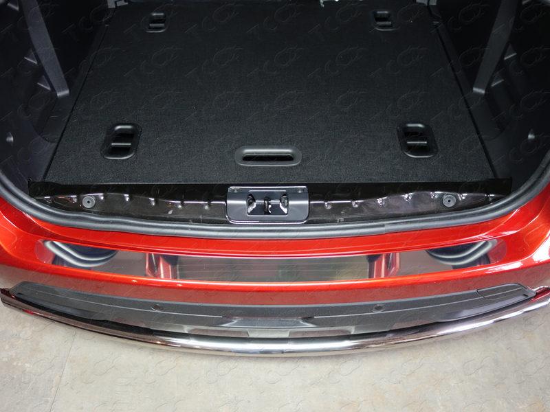Накладка на задний бампер (лист зеркальный) для автомобиля Lada XRAY 2016-