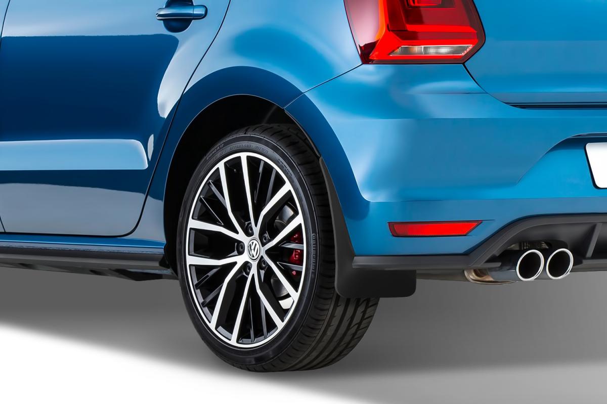 Брызговики задние VW Polo 2010-05-2015 (optimum) в коробке арт. FROSCH.51.30.E10