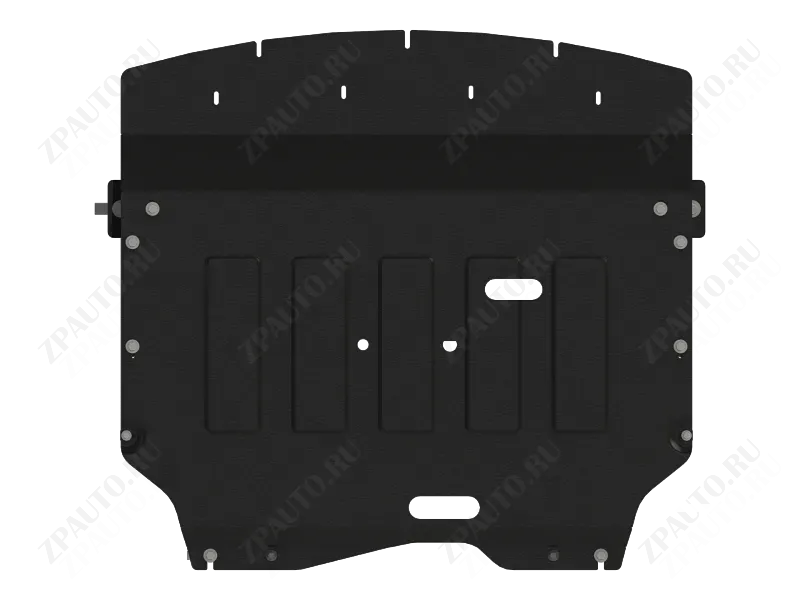 Защита картера и КПП для JAC JS6  2022 -, V-1,5 AT FWD, Sheriff, сталь 2,0 мм, арт. 28.5363