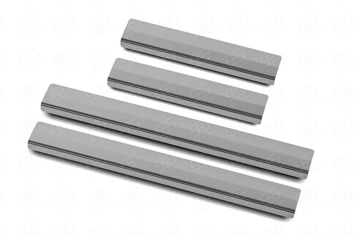 TOYOTA LAND CRUISER 300 70TH ANNIVERSARY 2021- Накладки на пороги RUSSTAL (нерж., зеркало) TLC30021-01