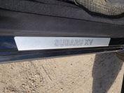 Накладки на пороги (лист шлифованный) 4шт для автомобиля Subaru XV 2012-2017