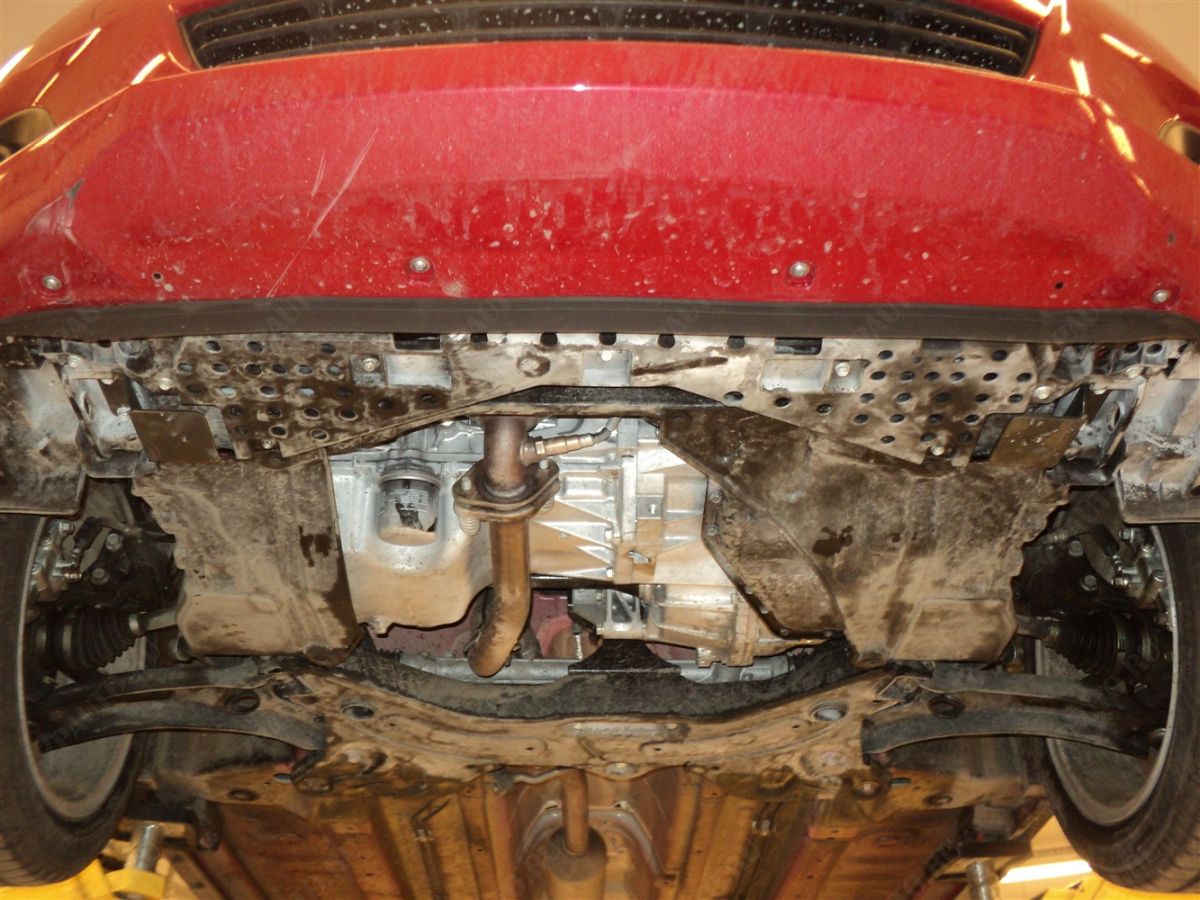 23.06ABC ЗАЩИТА КАРТЕРА ДВИГАТЕЛЯ И КПП SUZUKI SWIFT V-ВСЕ (2004-2010) (АЛЮМИНИЙ 4 ММ)