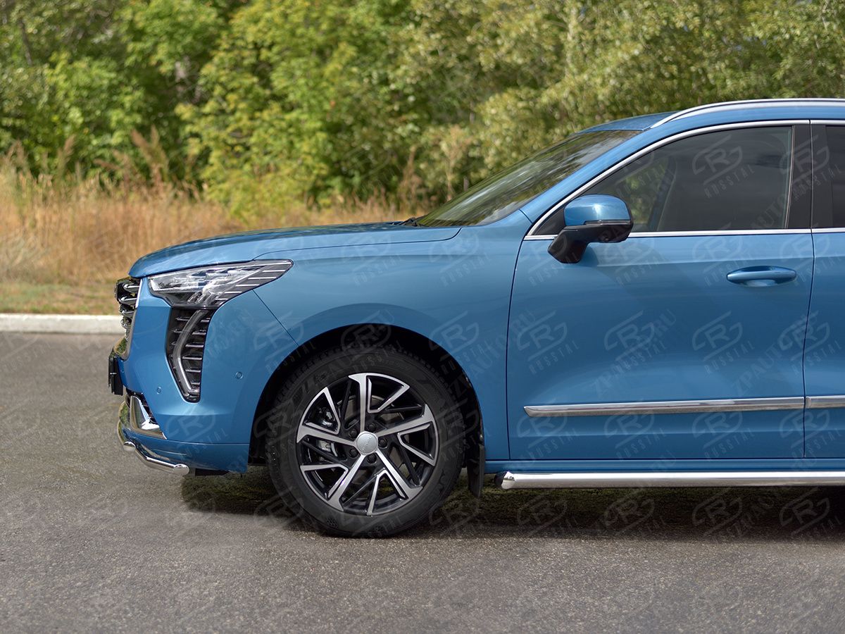 HAVAL JOLION 1.5 2WD 2021- Защита переднего бампера d42 секции-d42 дуга (кроме COMFORT) HJOLZ-003986