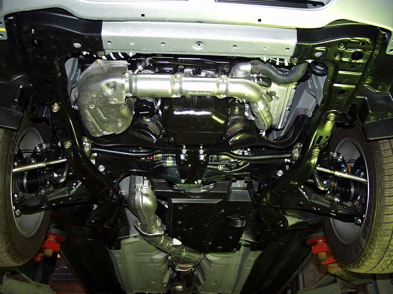 Защита картера для SUBARU Impreza  1995 - 2002, V-1,6; 1,8; 2,0, Sheriff, сталь 2,0 мм, арт. 22.0233