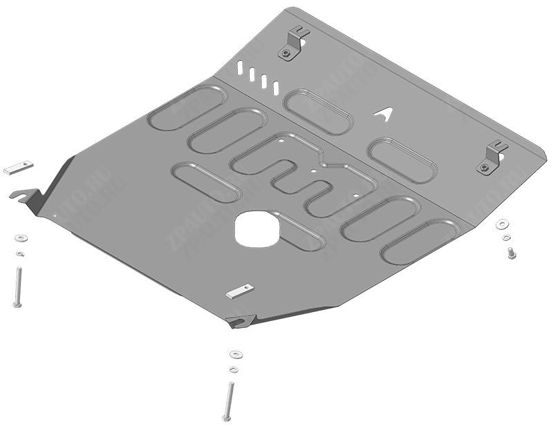 Защита АвтоСтандарт (Двигатель, Коробка переключения передач, Радиатор), 1,5 мм, сталь для Changan UNI-K  2020- арт. 57203
