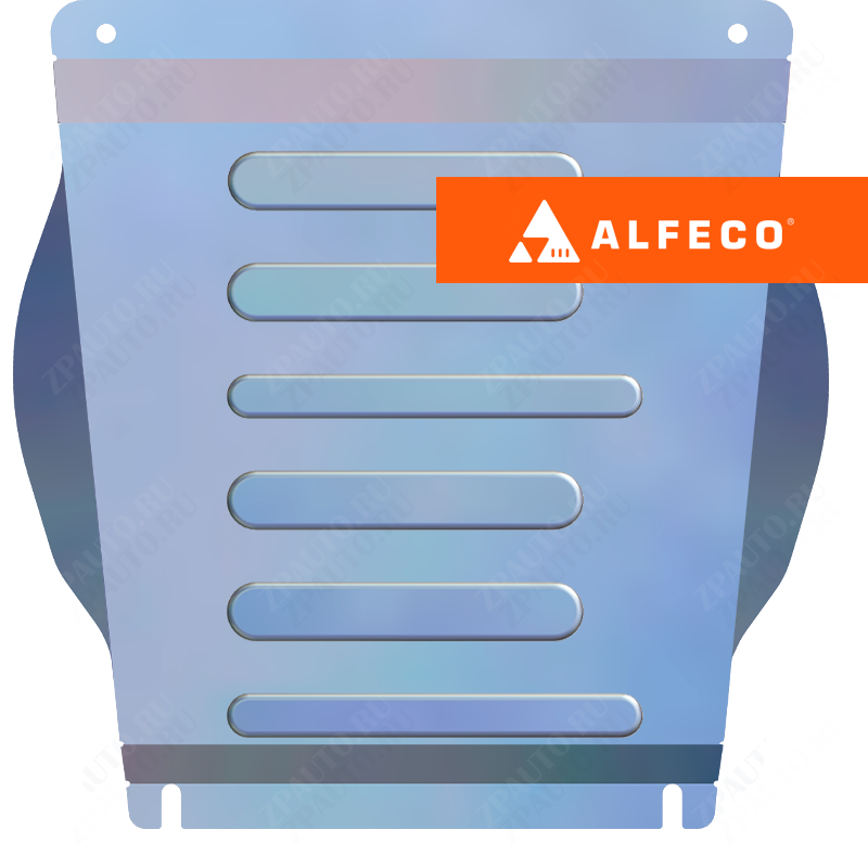 Защита  редуктора переднего моста Mitsubishi Delica D4 1993-2007 V-2,4 , ALFeco, алюминий 4мм, арт. ALF1433al