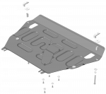 Защита стальная Мотодор (Двигатель, Коробка переключения передач), 2 мм,  Toyota RAV 4   2010-2013 арт. 72510