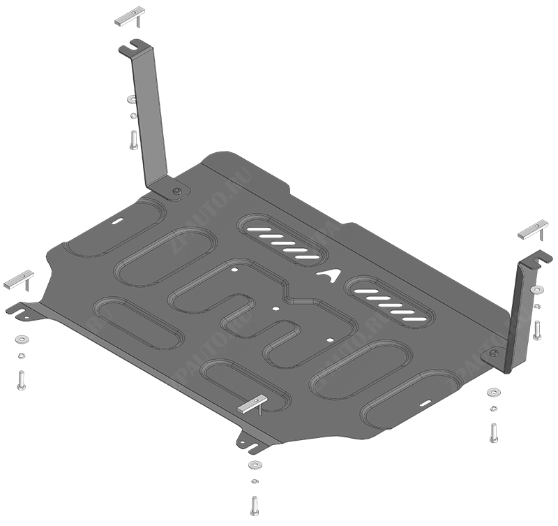 Защита АвтоСтандарт (Двигатель, Коробка переключения передач), 1,5 мм,  для Geely Emgrand  2022- арт. 54204