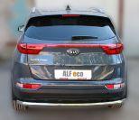 Защита задняя D 60,3 для Kia Sportage(Киа Спортейдж), ALFeco арт. KIASPORT-16.08