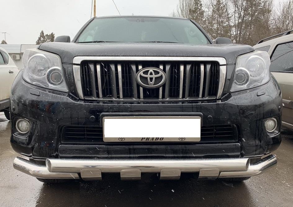 Защита переднего бампера (G) d76 для Toyota Land Cruiser Prado 150, TLCP150.10.05, Россия