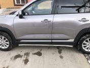 Защита штатного порога труба для автомобиля CHANGAN CS35 Plus арт. CGCS35P.21.32