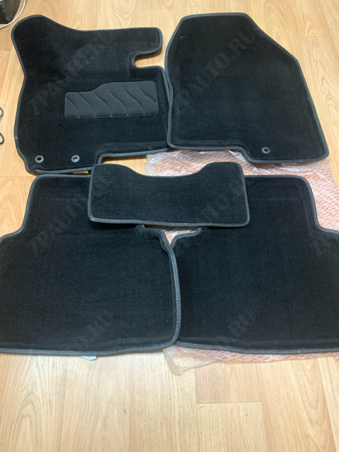 Ковры салонные 3D черные для Hyundai ix35 2010-2015, Seintex 82158
