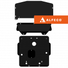 Защита  картера (3 части)  BMW 3-й серии Е46 1998-2001 V-1,6; 1,8; 2,0; 2,3 , ALFeco, сталь 2мм, арт. ALF3402st