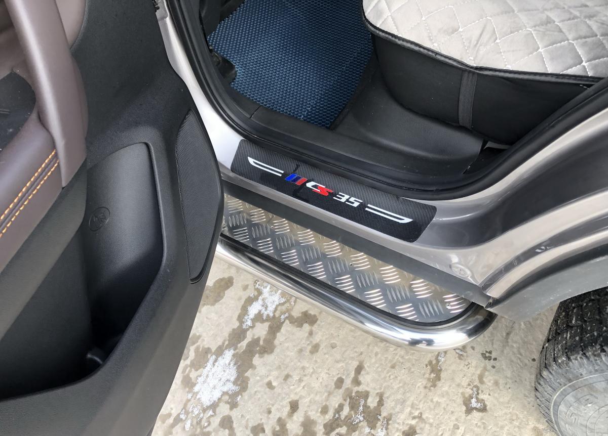 Пороги с накладным листом для автомобиля CHANGAN CS35 Plus арт. CGCS35P.21.41