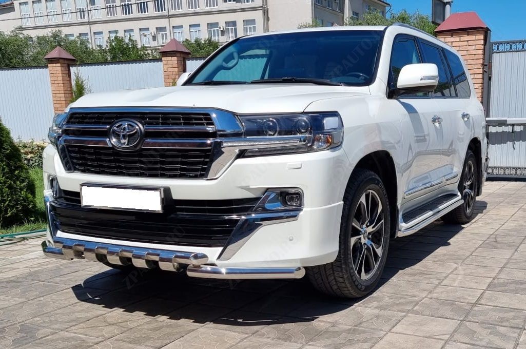 Защита переднего бампера G для автомобиля Toyota Land Cruiser 200 Executive Lounge 2018 арт. TLCEL200.18.05