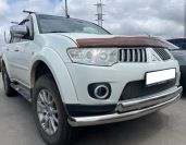 Защита переднего бампера двойная для автомобиля MITSUBISHI Pajero Sport 2008, Россия MSPS.08.03-75