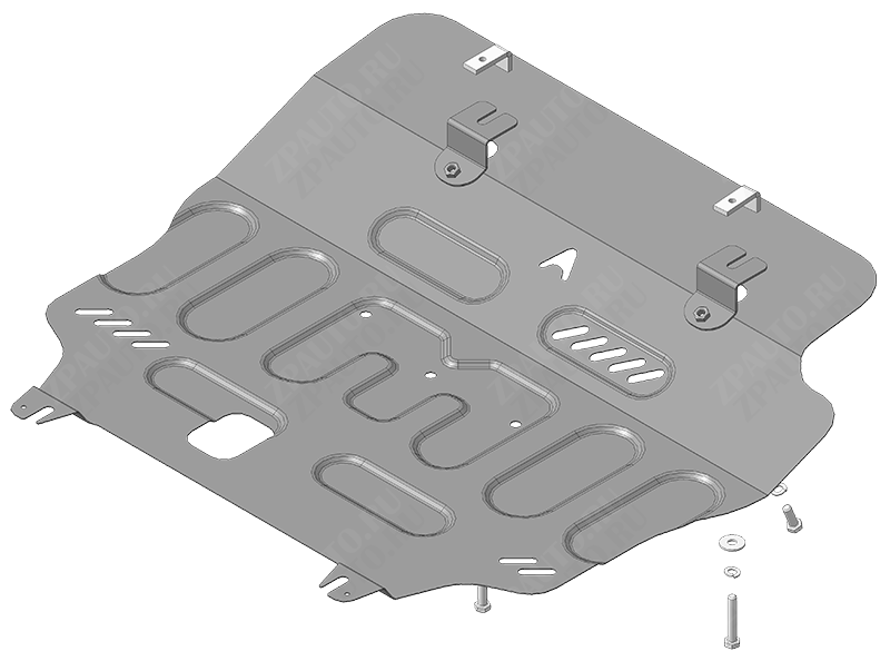 Защита АвтоСтандарт (Двигатель, Коробка переключения передач), 1,5 мм, сталь для Geely Atlas Pro  2021- арт. 54203