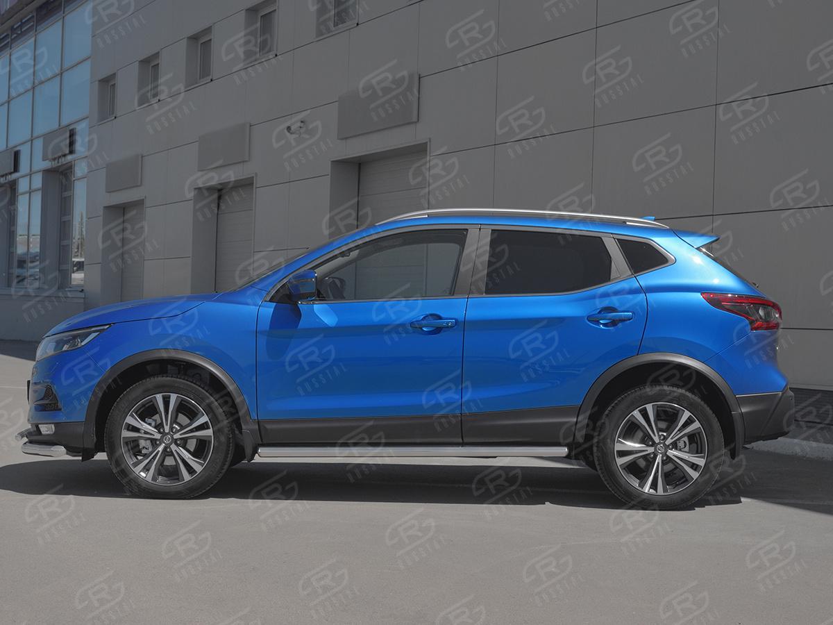 NISSAN QASHQAI 2019- Пороги труба d57 (вариант 3) NQST-0032483