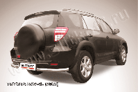 Уголки d76 Toyota Rav-4 L (2005-2010) Black Edition, Slitkoff, арт. TR409L-018BE