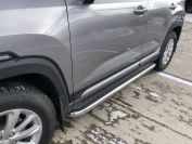 Пороги с накладным листом для автомобиля CHANGAN CS35 Plus 2023 арт. CGCS35P.23.41