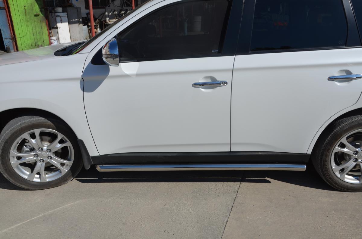 Защита штатного порога для автомобиля MITSUBISHI Outlander  2014, Россия MSO.14.32