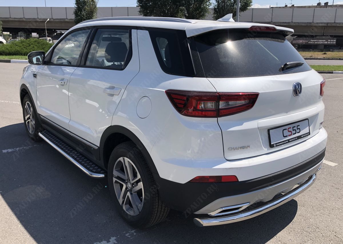 Защита заднего бампера для автомобиля  CHANGAN CS55 2018- арт. CGCS55.18.13