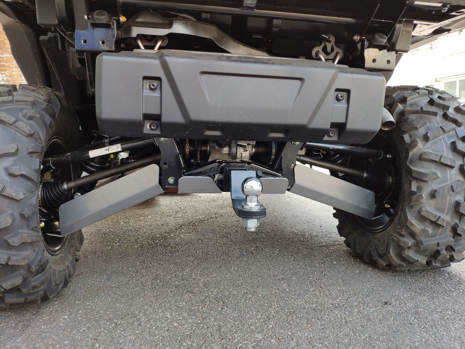 Защита днища для HONDA Pioneer 1000-5 2019-, алюминий 4 мм, STORM, арт. 4338