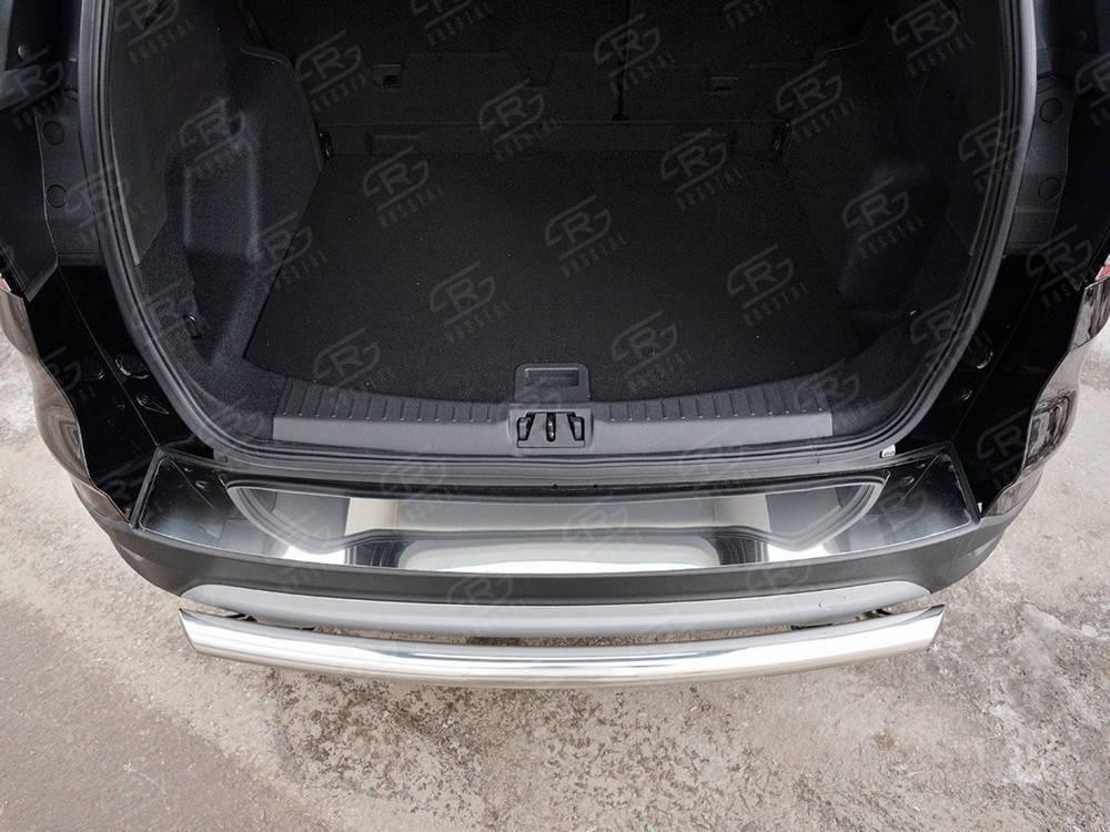 FORD KUGA 2016-2019 Накладка на задний бампер (лист нерж зеркальный) FGN-002607