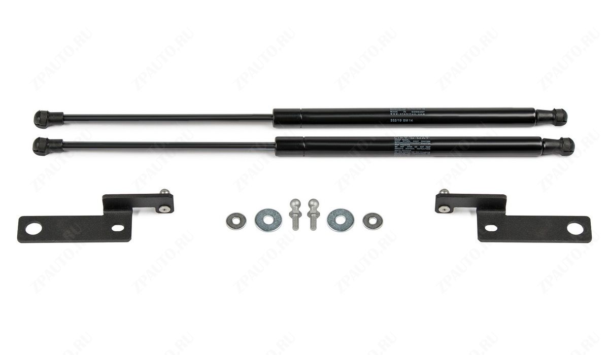 Амортизаторы капота АвтоУпор (2 шт.) Mitsubishi Lancer IX/IX рест. (2003-2005/2005-2010), Rival, арт. UMILAN021